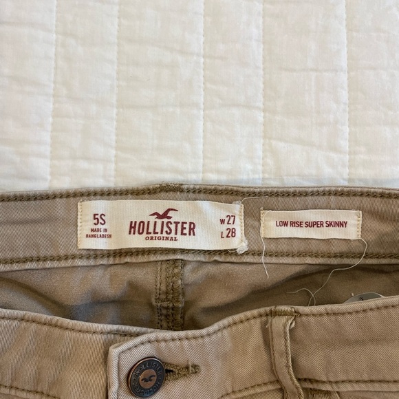 Hollister Low Rise Super Skinny Jeans - Tan - Picture 3 of 10